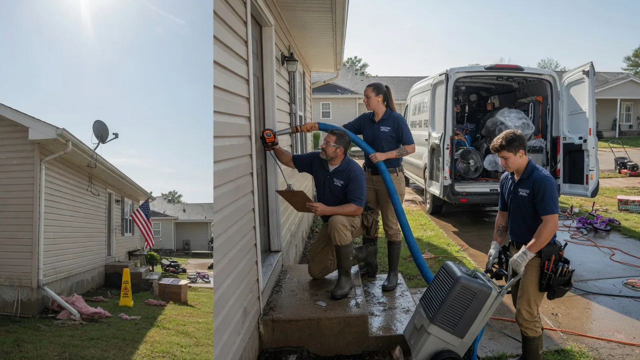Ceiling Water Damage Restoration in Milton, KS near me